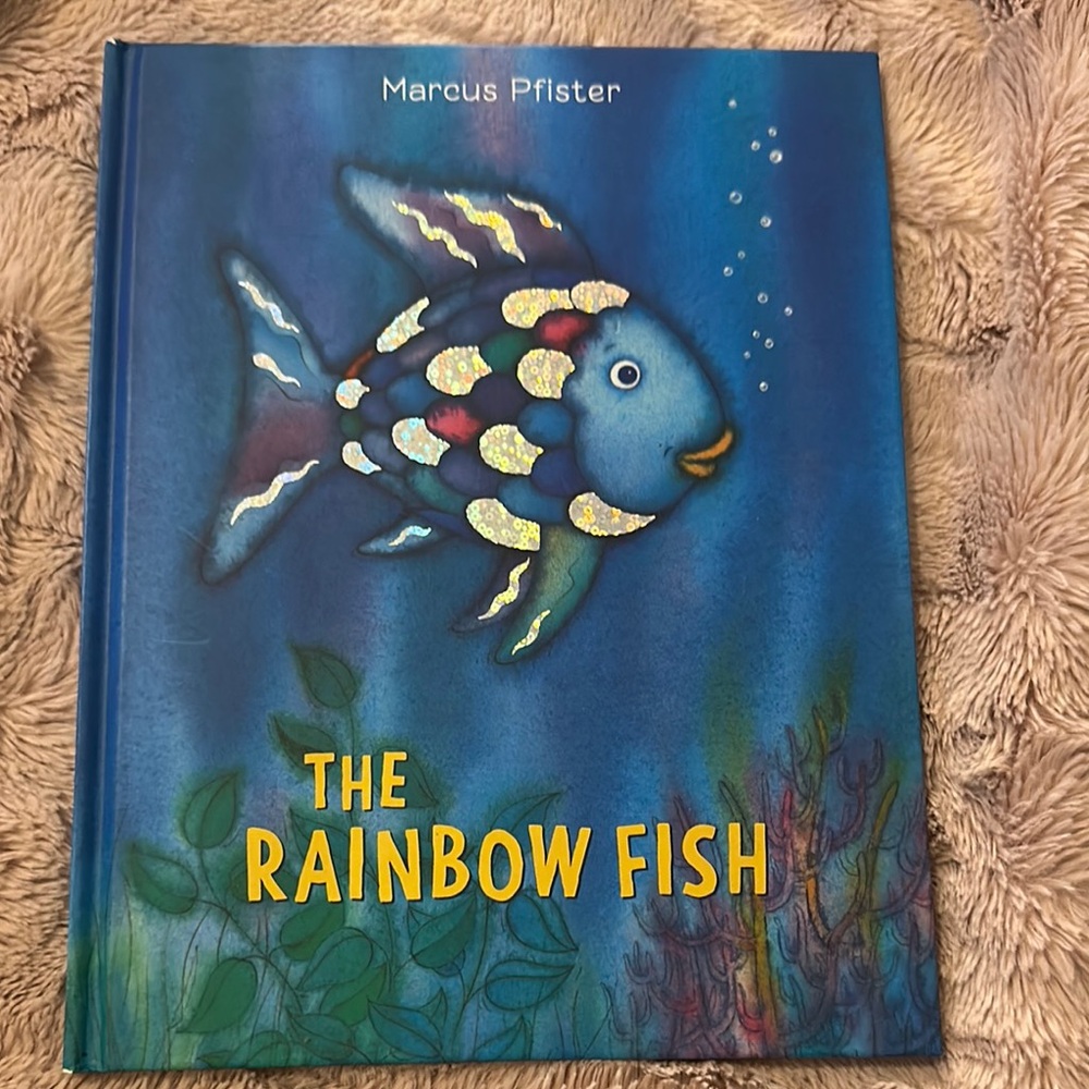 Blue and Gold Fish with Shimmering Scales